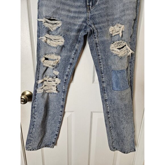 Levis 511 Straight Blue Jeans Mens 32x32 Light Wash Distressed San Francisco - Picture 3 of 11